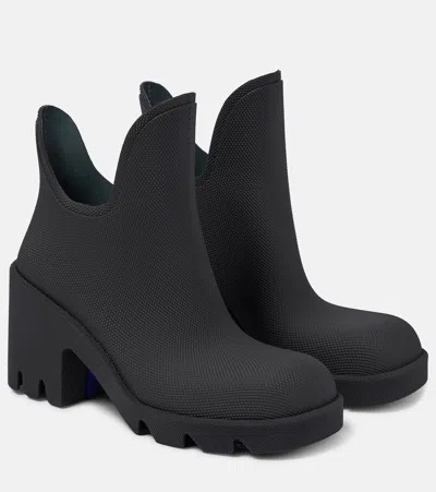 Burberry Lf Rachel Ankle Boots In Black