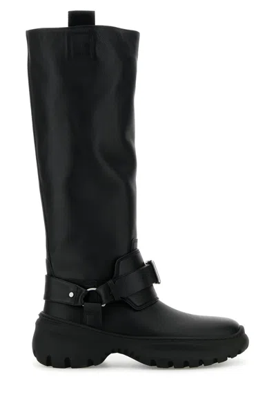 Burberry 40mm Lf Stomp High Boots In Black