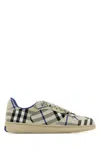 Burberry Women Embroidered Canvas Terrace Sneakers In Multi