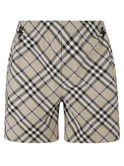 BURBERRY LICHEN IP CHECK SHORTS