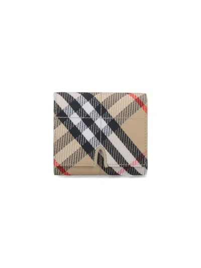 Burberry Light & Natural Wallet Accessory For Women In Beige
