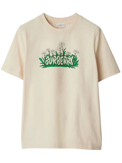 Burberry Light Beige Daisy Logo Sweater