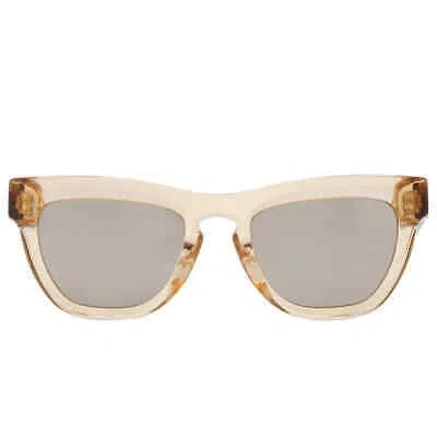 Pre-owned Burberry Light Brown Mirrored Gold Square Ladies Sunglasses Be4415u 40635a 52 In Multi