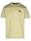 Burberry Ekd-embroidered Cotton T-shirt In Green