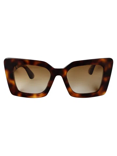 Burberry Light Havana Acetate Sunglasses