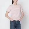 Burberry Cotton T-shirt With Logo T-shirts Pink In Pink