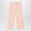 Burberry Orla Embroidered-branding Woven Trousers 4-14 Years Plush In Pink