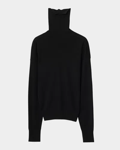 Burberry Turtleneck Sweater In Black