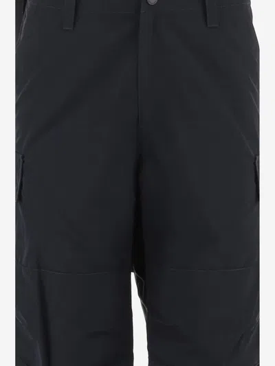 Burberry Lightweight Nylon Cargo Pants In Black
