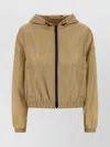 Burberry Women Beige Nylon Jacket In Brown