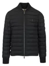 Burberry Black Polyester Down Jacket In Black
