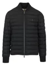 Burberry Black Polyester Down Jacket In Black