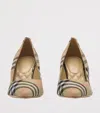 Burberry Linen Check Dame Pumps​ 90 In Sand