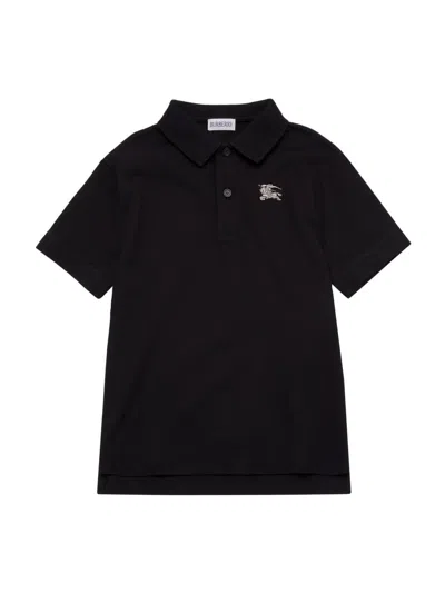 Burberry Kids' Little Boy's & Boy's Ekd Polo Shirt In Black