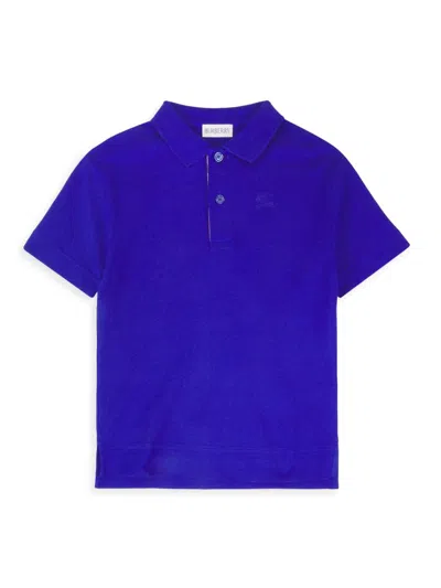 Burberry Kids' Little Boy's & Boy's Ekd Polo Shirt In Blue
