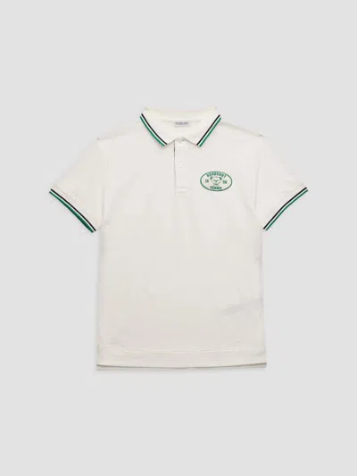 Burberry Kids' Little Boy's & Boy's Johane Cotton Tennis Polo Shirt In White