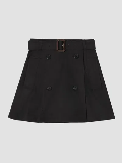 Burberry Little Girl's & Girl's Katey Cotton Skirt In Black