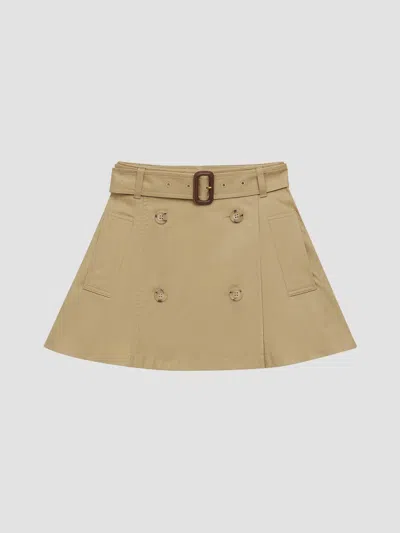 Burberry Little Girl's & Girl's Katey Cotton Skirt In Sand