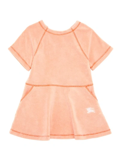 Burberry Little Girl's & Girl's Kirsty Toweling Dress In Dusky Coral