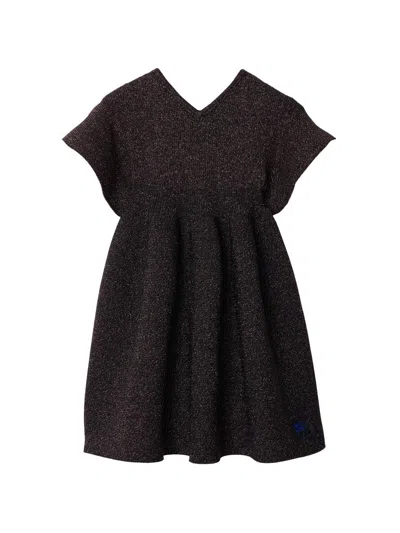 Burberry Babies' Little Girl's & Girl's Roslin Metallic Dress In Black