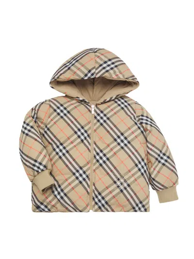 Burberry Little Kid's & Kid's Reversible Check Jacket In Neutral