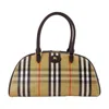 Burberry Beige Highlands Bowling Bag In Multi
