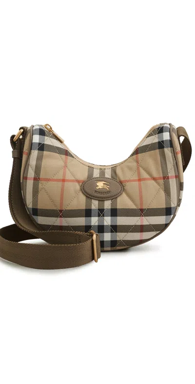 Burberry Ll Horseshoe Crossbody Bag Sand