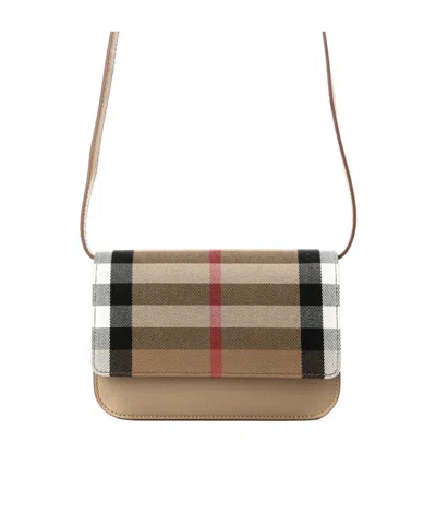 Burberry Ll Madison Cross-body Bag In Brown