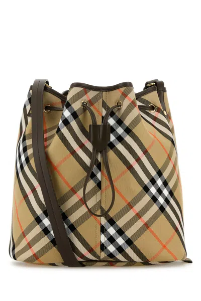 Burberry Ll Md Drawstring Bucket Cj1-tu Nd  Female