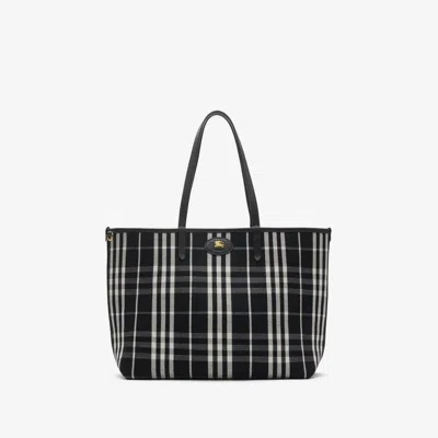 Burberry Ll Md Reversible Tote C&l In Multi