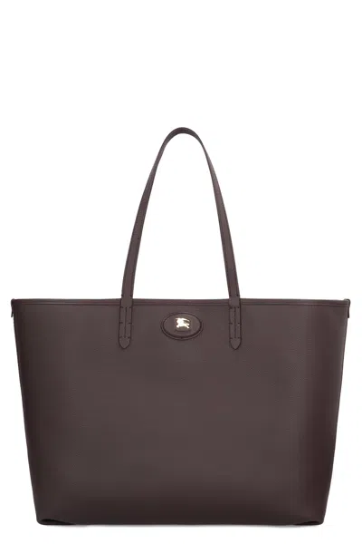 Burberry Ll Md Reversible Tote C&l In Purple