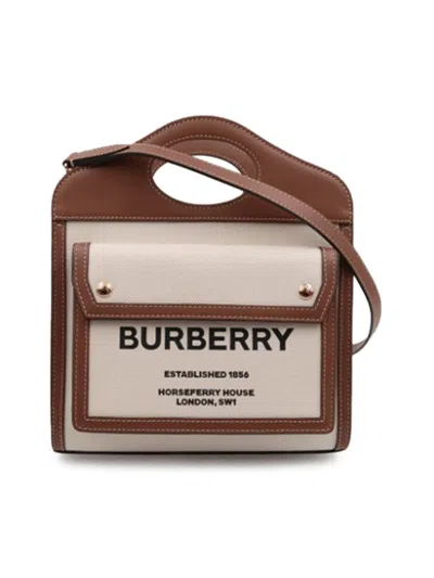 Burberry Ll Mn Pocket Bag Ll6 Womens Bags In Natural Malt Brown
