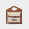 Burberry Ll Mn Pocket Ll6 Handbag -  - Multi - Cotton In Brown