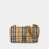 Burberry Ll Sm Lola C Bch Hobo Bag -  - Beige - Cotton In Multicoloured