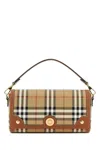 Burberry Check-pattern Top Handle Bag
