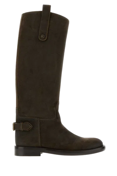 Burberry Loch Boot In Brown