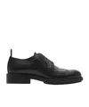 Burberry Leather Loch Brogues In Black