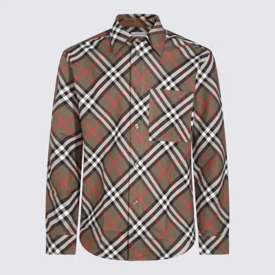 Burberry Long Sleeved Checked Buttoned Shirt In Loch Ip Check