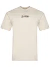 Burberry Jersey T-shirt With Archival Distressed Logo In Nude