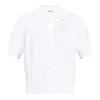 Burberry Ekd Short Sleeved Knitted Polo Top