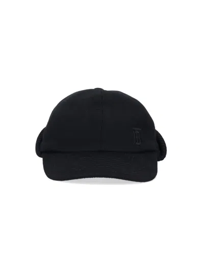 Burberry Unisex Black Hats In Black  