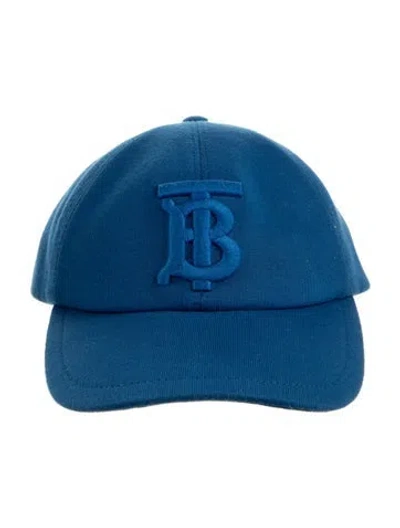 Pre-owned Burberry Logo Baseball Cap In Blue