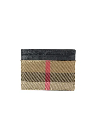 Burberry Logo Card Bag In Multicolor