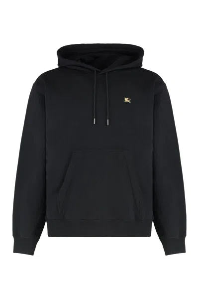 BURBERRY BURBERRY LOGO COTTON HOODIE