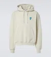 Burberry B Shield Logo-print Hoodie In Beige