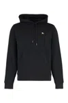 Burberry Black Sweatshirt With Ekd Embroidery On The Front And Logo Print On The Rear In Cotton Man In Black