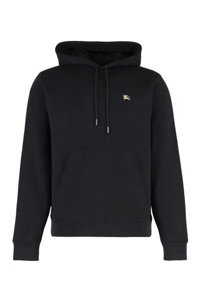 BURBERRY BURBERRY LOGO COTTON HOODIE