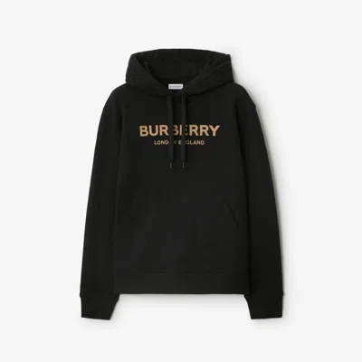 BURBERRY BURBERRY LOGO COTTON HOODIE