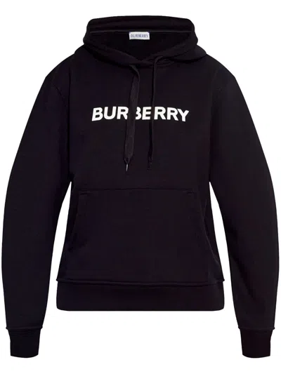 BURBERRY LOGO COTTON HOODIE