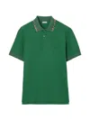 Burberry Equestrian Knight Embroidered Pocket T-shirt In Size M In Green